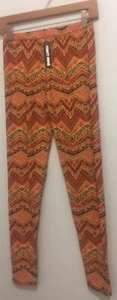 Women's Leggings Multi Colors By Fancy Fan NWT Size:One Size - Picture 1 of 3