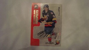 2005 06 IN THE GAME HEROES AND PROSPECTS  A-BLI BRYAN LITTLE AUTOGRAPH 