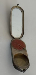 Antique Victorian Chatelaine Sterling Silver N&H Compact Powder - Picture 1 of 8