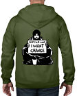 Banksy I Want Change Full Zip Hoodie - Graffiti T-Shirt