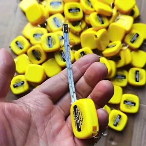 Set of 10, 39 inch Measuring Meter Ruler-Small Steel Tape Measure with Keychain - Picture 1 of 12