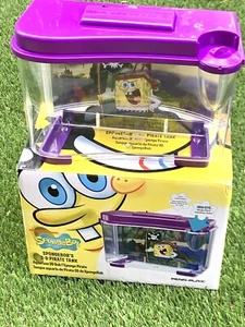 Spongebob 3D Pirate Tank Childrens Aquarium 3L Betta Fish New Open Box W Light - Picture 1 of 7