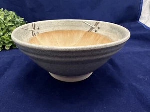 Handmade Art Pottery Bowl with Dragonfly’s and Texture. Unique - Picture 1 of 10