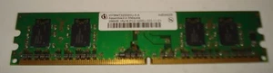 RAM BARRETTE MÉMOIRE INFINEON 256MB 1RX16 PC2-3200U-333-11-C1 - Picture 1 of 2