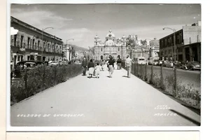 RPPC Mexico City Postcard Street View of Calzada De Guadalupe 1950s Cars-PP10 - Picture 1 of 2