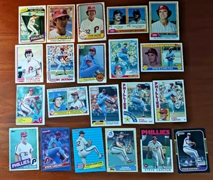 Steve Carlton Baseball Card Lot -21 Different Cards -47 total from 1980-1987 - Picture 1 of 2