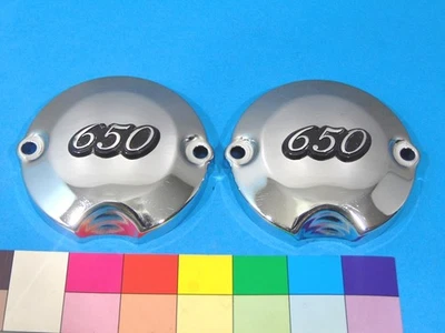 Yamaha XS650 1982 1983 Breaker Covers puntos distribución árbol de levas cubierta 1970-1981 Foto 1 de 4