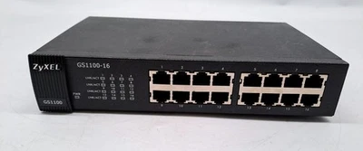 ZyXEL GS1100-16 16 Port Unmanaged Gigabit Switch - Image 1 of 4