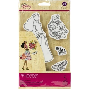 Prima Julie Nutting PHOEBE Puppe klammer Stempel Karten Planer Etiketten 913052 - Bild 1 von 2