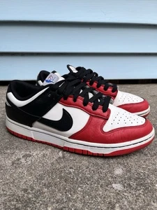 Nike Dunk Low EMB x NBA 75th Anniversary Chicago Bulls 2021 Size 9.5 SB - Afbeelding 1 van 17