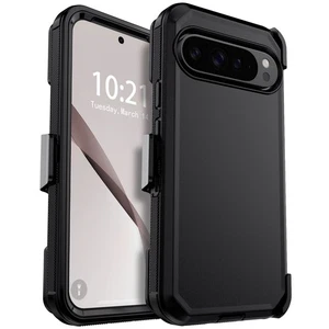 For Google Pixel 10 Pro XL/10 Pro/10 Case Hybrid Rugged 3-Layers Cover With Clip - Picture 1 of 33