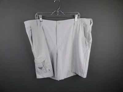 Columbia PFG Shorts Mens 42 Tan Omni Shade Cargo Fishing Pockets - Image 1 of 4