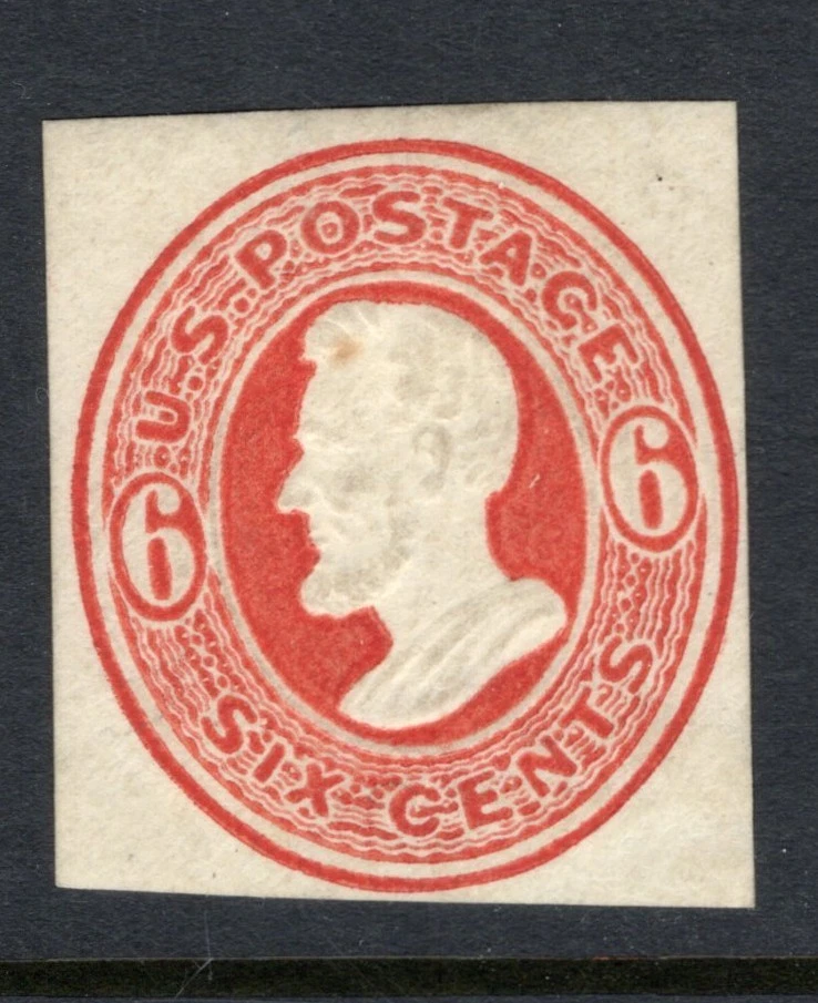 US Scott U86 Mint Hinged Cut Square - Cut Close - CV 30$ - Image 1 of 2