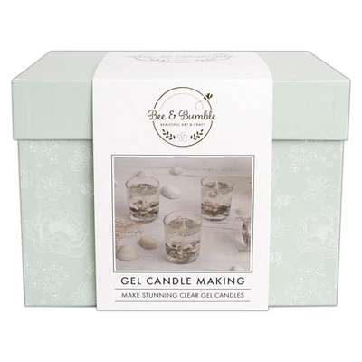 Bee & Bumble Gel Candle Making, Clear, Single Craft Kit Set - Image 1 of 4