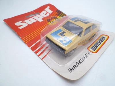 FORD ESCORT RS 2000 MATCHBOX SUPER GT VINTAGE EN TARJETA ORIGINAL 1985 Foto 1 de 4