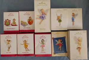 Hallmark Fee Boten Ornament Menge 12 Weihnachtsstern Mistelzweig Bluebell Lilie - Bild 1 von 16