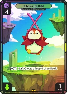 Vibes TCG  FOIL  Tubbins the Bold  - Legend of the Lils Card # 053 - Picture 1 of 1