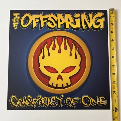 OFFSPRING Conspiracy Of One /2 Sided 12x12 POSTER/FLAT *Rare* New Old Stock 2000 - Image 1 of 4