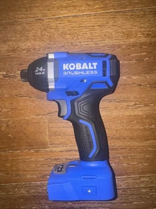 Kobalt 24V Brushless Impact Driver 1/4" Hex Cordless KID-324B-03 Tool Only - Picture 1 of 6
