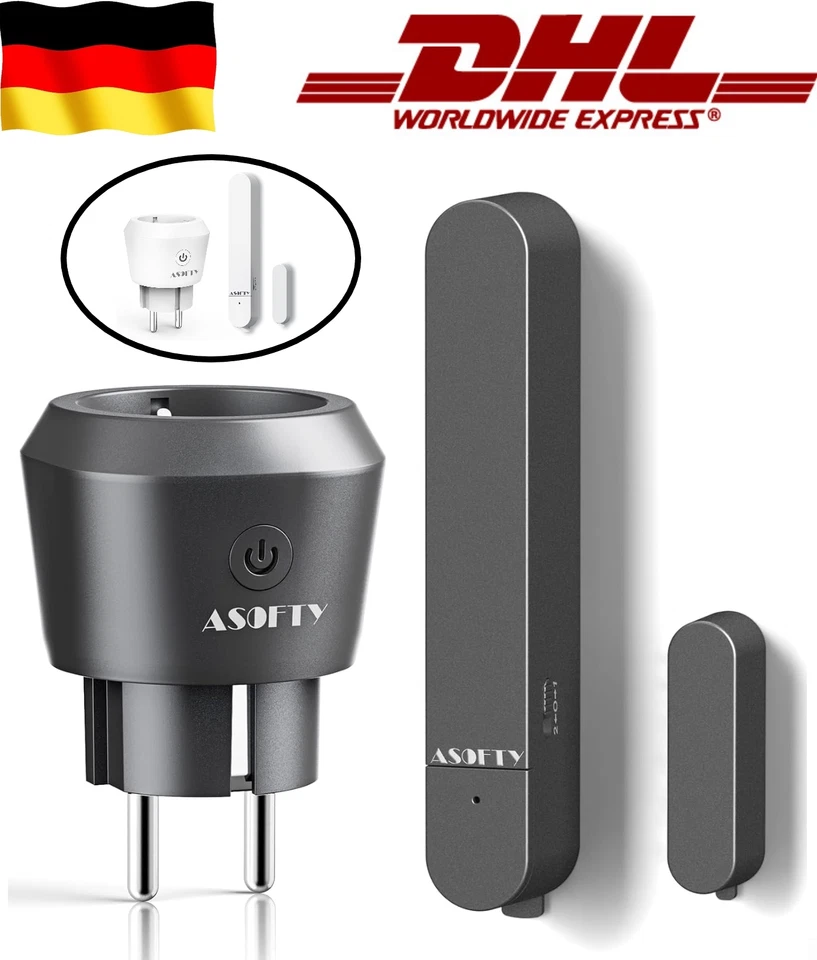 Fensterkontaktschalter Dunstabzugshaube Funk Abluftsteuerung Mit Funkste DHL - Bild 1 von 4