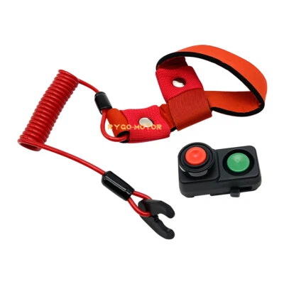 Safety Tether Lanyard Kill Stop Switch Upgrade for Kawasaki Jet Ski JS440 77-92 - Image 1 of 4