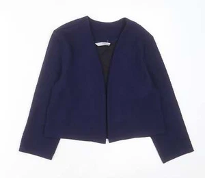TU Womens Blue V-Neck Acrylic Blend Cardigan Size 10 - Picture 1 of 12