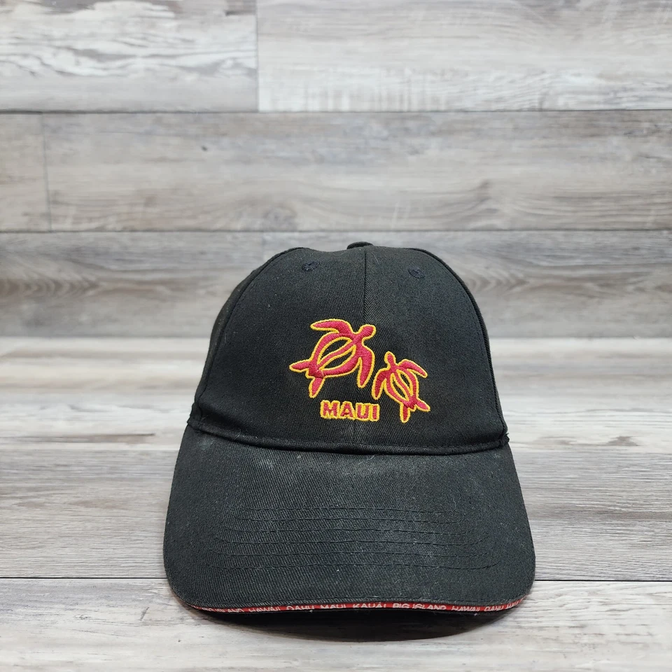 Gorra de playa Maui Hawaii Island sombrero adulto hombre correa ajustable trasera Foto 1 de 4