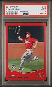 2013 Topps Target Red Border #79 Adam Eaton - Arizona Diamondbacks PSA 9 - Picture 1 of 3