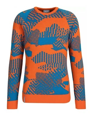 Suéter MAMMUT Para Hombres Manga Larga Lana Abstracta THE ML Cuello Redondo Talla L Foto 1 de 4