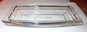 Schöne Pyrex Corning Klarglas Butterdose NUR BODENBODEN 72-B 22 für 1 Stick - Bild 1 von 3