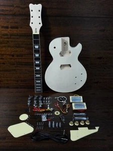 Haze HSLPP 19380B Electric Guitar DIY, No-Soldering, Solid Body, Set Neck, H-H - Bild 1 von 12