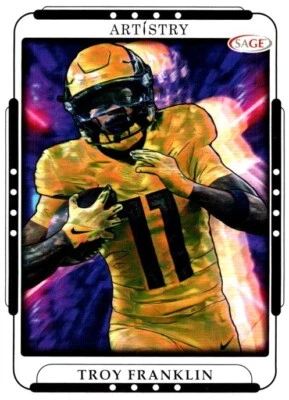 TROY FRANKLIN 2023 SAGE Artistry #114 Oregon Ducks - Image 1 of 2