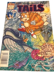 Vtg 90s 1995 Sonic The Hedgehogs Buddy Tails #1 Archie Adventure Series Comic - Picture 1 of 5