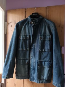 Denim Topman "Denim is Dead" Jacket 42"inch chest Med (AS59) - Picture 1 of 17