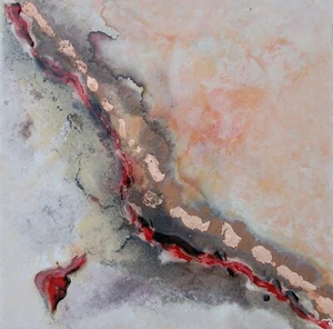 NEW ORIGINAL ISABELLA BENJAMIN "Abstract #20" contemporary MODERN ART PAINTING - Picture 1 of 2