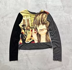 RARE Punk Custo Barcelona Long Sleeve T Shirt Cop Copine Hysteric Glamour Vibe - Picture 1 of 13