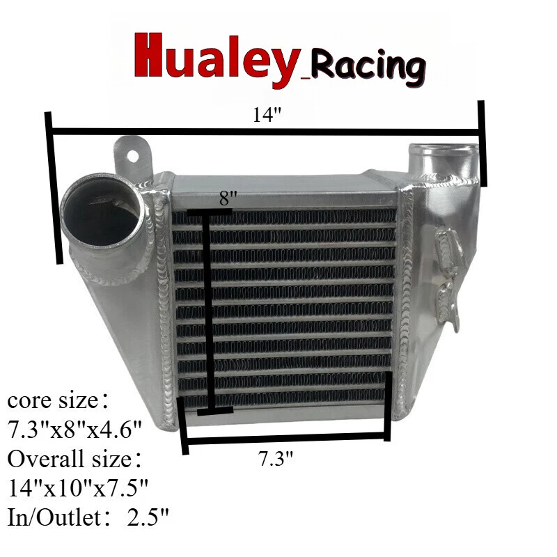 Intercooler de actualización turbo de montaje lateral apto para VW Golf/VW Jetta MK4 1.8T Foto 1 de 4