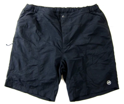 Pantalón Corto NOVARA Negro Nylon Incorporado Acolchado Forro Ciclismo Ciclismo Carga XXL Foto 1 de 4