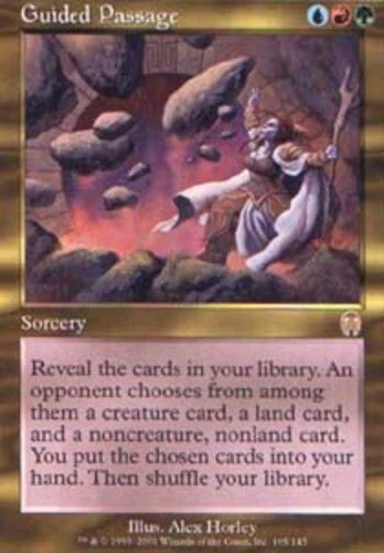 Japanese Guided Passage ~ Lightly Played Apocalypse Foreign Stock Image MTG Magi - Image 1 of 1