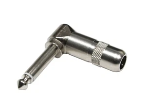 SWITCHCRAFT 226 1/4" Mono Right Angle Cable Mount Plug - Solder Type - Picture 1 of 2