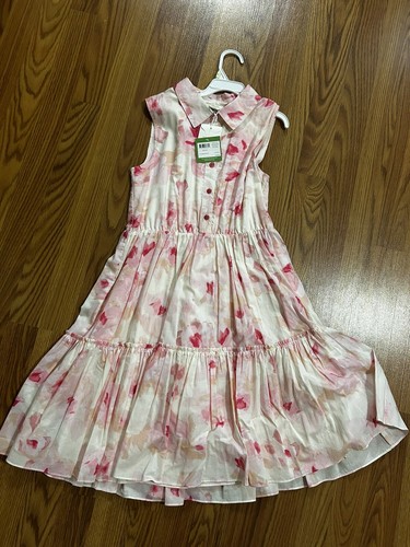 Abito da ragazza Kate Spade ""Desert Rose"" nuovo con etichette taglia 14
