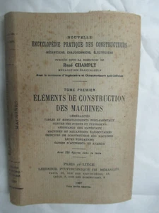 Champly "Maschinenbauelemente" / Polytechnische Buchhandlung 1927 - Bild 1 von 2