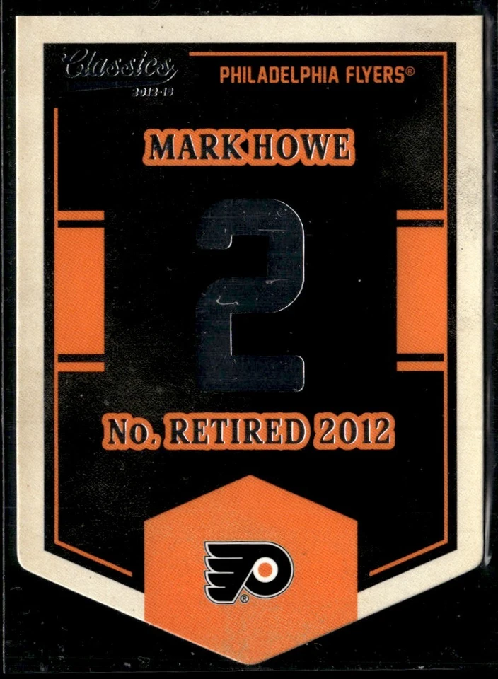 2012-13 Panini Classics Signatures Banner Numbers Mark Howe #EN59 H11R2G - Image 1 of 2