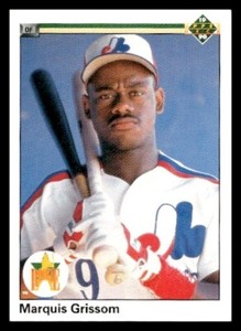 1990 Upper Deck #9 Marquis Grissom Montreal Expos Baseball card