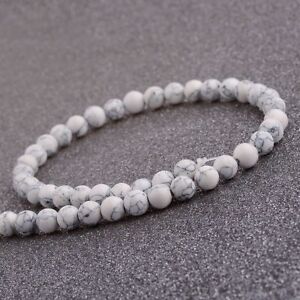 Wholesale Natural Gemstone Round Spacer Loose Beads DIY Bracelet 15" 4MM 6MM 8MM