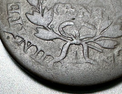 1801 LARGE CENT   3 ERRORS REVERSE   AG   KEY VARIETY  #8064 - Image 1 of 3