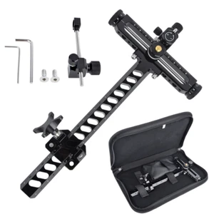 1 Pin T Shape Recurve Bow Adjustable Archery Sight Competition Hunting Practice - Picture 1 of 12