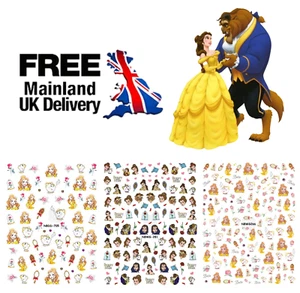 Nail Art Stickers Self-adhesive Disney Princess Belle Beauty and the Beast - Picture 1 of 5