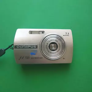 Olympus Digital Camera Mju 700 7.1MP Silver Used - Picture 1 of 8