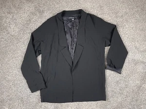 Eileen Fisher Blazer Womens PP 2P 4P Petite Silk Lined Quiet Luxury Office Work - Picture 1 of 7